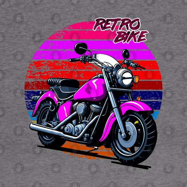 Retro bike by Rusty Lynx Design